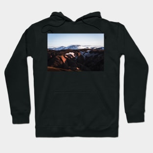 Landmannalaugar Rainbow Mountains in Highlands of Iceland Hoodie